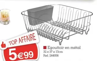 Egouttoir En Métal offre à 5,99€ sur KANDY