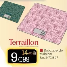 Terraillon - Balance De Cuisine offre à 9,99€ sur KANDY