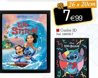 Disney - Cadre 3d offre à 7,99€ sur KANDY