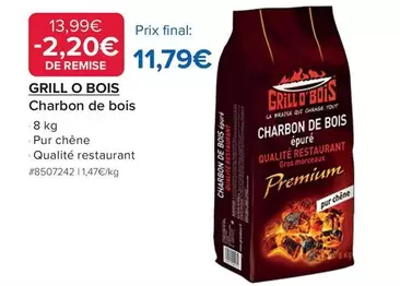 Charbon De Bois offre à 11,79€ sur Costco