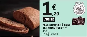 Complet - Pavé  À Base De Farine Hve3 offre à 1,2€ sur E.Leclerc