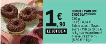 Donuts -  Parfum Chocolat offre à 1,9€ sur E.Leclerc