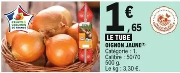 Oignon Jaune offre à 1,65€ sur E.Leclerc