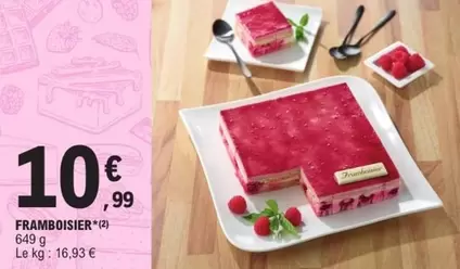 Framboisier offre à 10,99€ sur E.Leclerc