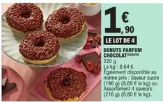 Donuts -  Parfum Chocolat offre à 1,9€ sur E.Leclerc