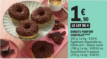 Donuts -  Parfum Chocolat offre à 1,9€ sur E.Leclerc