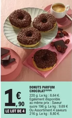 Donuts -  Parfum Chocolat offre à 1,9€ sur E.Leclerc