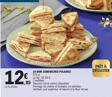 24 Mini Sandwiches Polaires offre à 12,85€ sur E.Leclerc