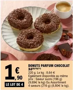 Donuts -  Parfum Chocolat offre à 1,9€ sur E.Leclerc