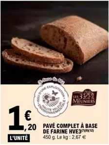 Complet - Pavé  À Base De Farine Hve3 offre à 1,2€ sur E.Leclerc