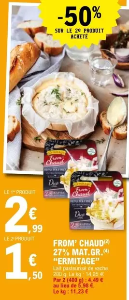 Ermitage - From Chaud offre à 2,99€ sur E.Leclerc