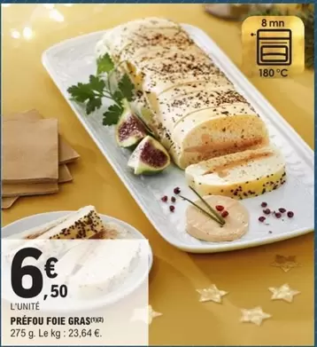 Préfou Foie Gras offre à 6,5€ sur E.Leclerc