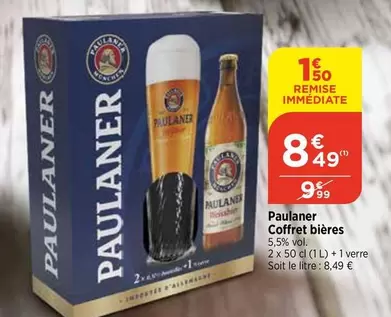 Paulaner - Coffret Bières offre à 8,49€ sur Maximarché