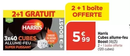 Boost - Cubes Allume-feu offre à 5,99€ sur Maximarché