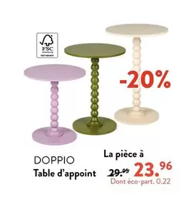 Table D'appoint offre à 23,96€ sur Casa