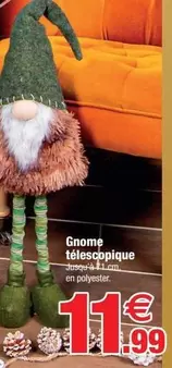 Gnome Telescopique offre à 11,99€ sur Bazarland