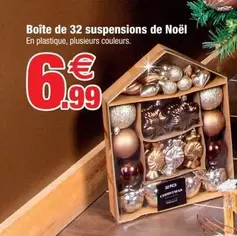 Boîte De 32 Suspensions De Noël offre à 6,99€ sur Bazarland