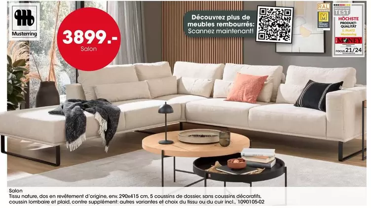 Decouver Plus De Maque En Microfibre offre à 3899€ sur Möbel Martin