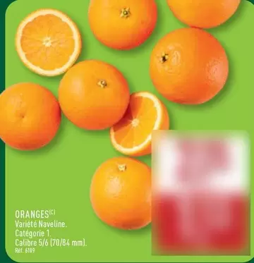 Oranges offre sur Aldi