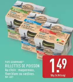 Pays Gourmand - Rillettes De Poisson offre à 1,49€ sur Aldi