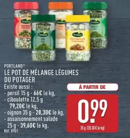 Portland - Le Pot De Mélange Légumes Du Potager offre à 0,99€ sur Aldi