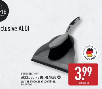 Home Creation - Accessoire De Ménage offre à 3,99€ sur Aldi