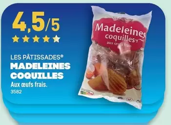 Les Pâtissades - Madeleines Coquilles offre sur Aldi