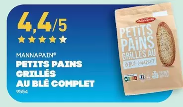 Mannapain - Petits Pains Grillés Au Blé Complet offre sur Aldi