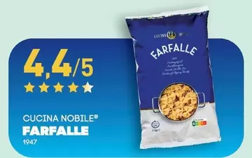 Cucina Nobile - Farfalle offre sur Aldi