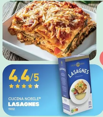 Cucina Nobile - Lasagnes offre sur Aldi