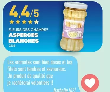 Fleurs Des Champs - Asperges Blanches offre sur Aldi