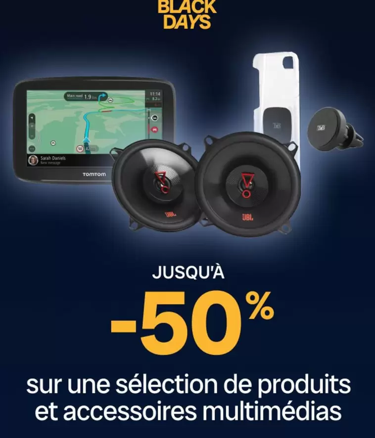 Sur Une Sélection De Produits Et Accessoires Multimédias offre sur Norauto