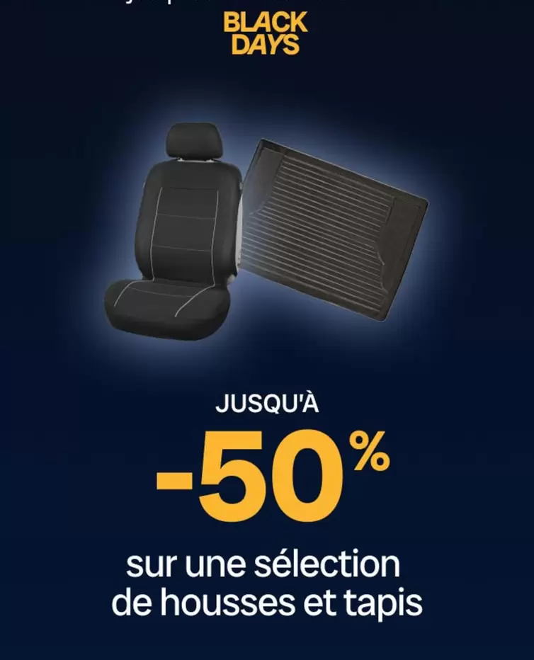 Sur Une Sélection De Housses Et Tapis offre sur Norauto