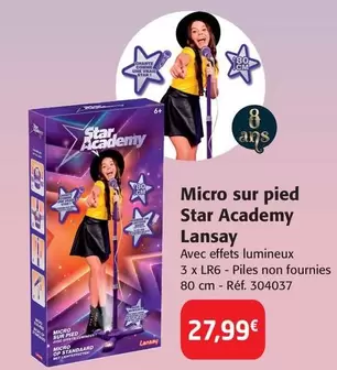 Lansay - Micro Sur Pied Star Academy offre à 27,99€ sur Colruyt