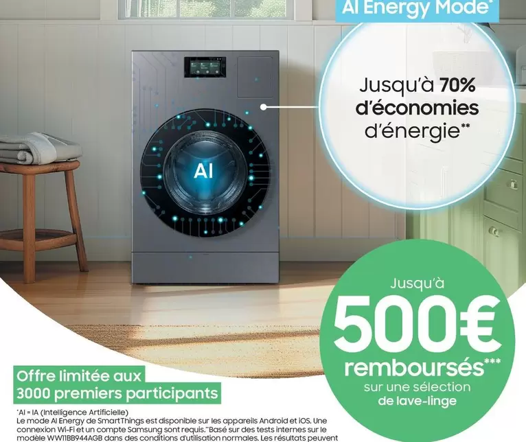 Samsung - Jusqu'à 70% D'économies D'energie offre sur Pulsat