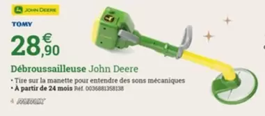 Tomy - Débroussailleuse John Deere offre à 28,9€ sur Espace emeraude