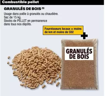 Granulés De Bois offre sur Brico Dépôt