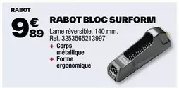 Stanley - Rabot Bloc Surform offre à 9,89€ sur Brico Dépôt