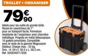 Trolley + Organiser offre à 79,9€ sur Brico Dépôt