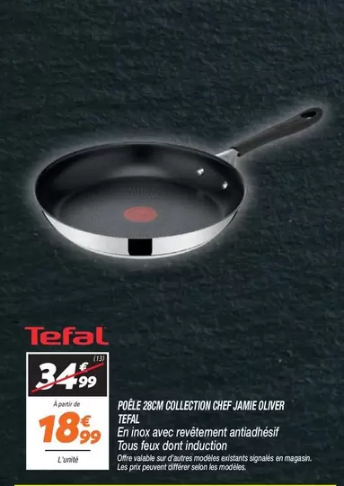 Tefal - En Inox Avec Revetmant Artiochesif Tous Fau Cont Indicision offre à 18,99€ sur Netto