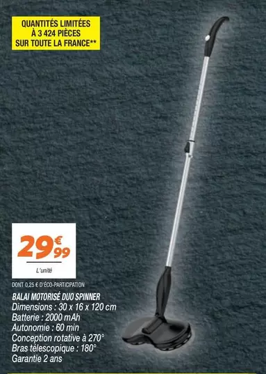 Balai Mortone offre à 29,99€ sur Netto