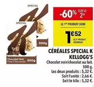 Kellogg's - Céréales Special K offre à 3,8€ sur Supeco