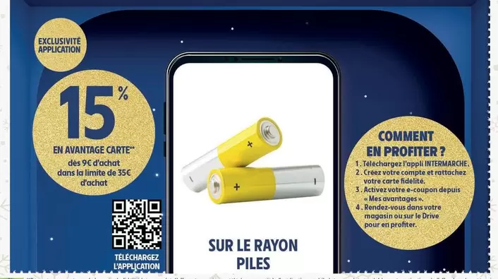 Sur Le Rayon Piles offre sur Intermarché Express