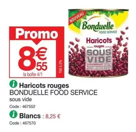 Bonduelle - Haricots Rouges offre à 8,55€ sur Promocash