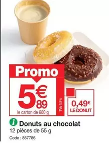 Promo - Donuts Au Chocolat offre à 5,89€ sur Promocash