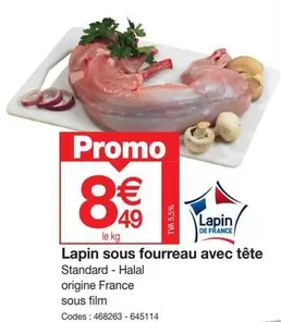 Lapin Sous Fourreau Avec Tête offre à 8,49€ sur Promocash