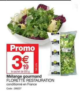 Florette - Mélange Gourmand offre à 3,19€ sur Promocash