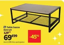 Table Basse offre à 69,99€ sur Conforama