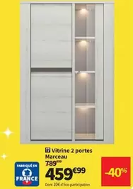 Vitrine 2 Portes Marceau offre à 459,99€ sur Conforama