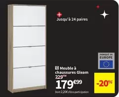 Meuble À Chaussures Gleam offre à 179,99€ sur Conforama